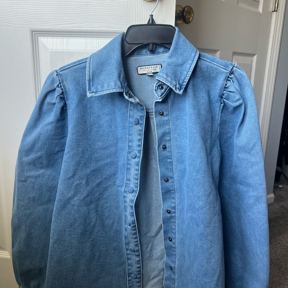NEW Bagatelle Blue Denim Jacket